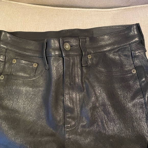 rag and bones leather pants - Picture 1 of 5